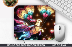 Mouse Pad Sublimation, Valentine Mouse Pad PNG Design Product Image 1