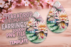 Bold Teardrop Design for DIY Projects , Flowers Product Image 1