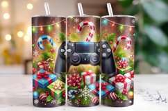 Christmas Gamer Tumbler Wrap | Sublimation | Tumblers Product Image 1