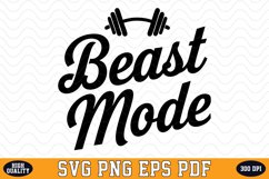 Beast Mode SVG | Quotes | SVG Cut files Product Image 1