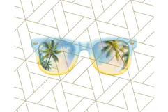 Sky Blue and Sunshine Yellow Summer Clipart PNG, Tropical Product Image 5
