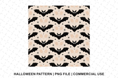 Halloween Bats Pattern Png | Sublimation | Digital Paper Product Image 1