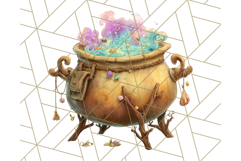 Woodland Potion Clipart Forest Apothecary Elements PNG Product Image 5
