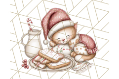 Christmas Sweet Shoppe Clipart PNG, Pastel Bakery Art Product Image 5