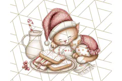 Christmas Sweet Shoppe Clipart PNG, Pastel Bakery Art Product Image 5