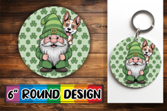 Radiant Round Coaster Design, St Patricks Product Image 1
