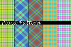Plaid Pattern Digital Paper Bundle Product Image 1