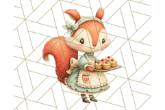 Cozy Cabin Critters Clipart PNG, Fall Animal Png Product Image 5