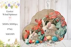Cartoon Easter Wind Spinner, Easter Eggs Wind Spinner PNG Product Image 1