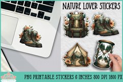 Nature Lover Printable Stickers | Hiking &amp; Camping Stickers Product Image 12