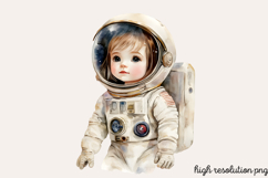 Cute Space Nursery Clipart Sublimation PNG Product Image 1