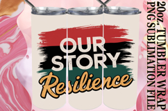 RADIANT LOVE 20oz TUMBLER WRAP, Juneteenth Product Image 1