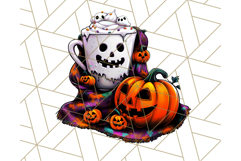 Spooky Café Cuties Halloween PNG Clipart, Holiday Elements Product Image 5