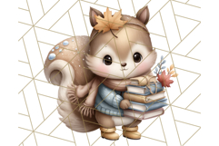 Thanksgiving Woodland Animals Clipart PNG Product Image 5