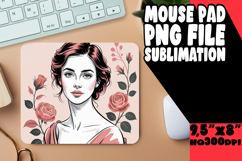 Cheerful MOUSE MAT Gift Ideas, Beauty Woman Product Image 1