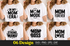 Mom Era Mode Boss Quotes SVG PNG Product Image 1