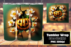 20oz Tumbler Template for Personal Use , 3D Pumpkin Product Image 1