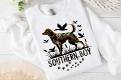 Southern Boy Clipart, Dog Sublimation PNG Product Image 1