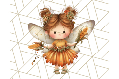 Fall Fairy Clipart PNG, Autumn Fairy People With Wings Product Image 5