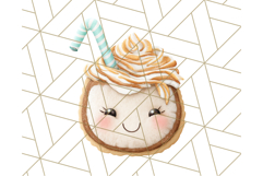 Summer Iced Cookie Clipart PNG, Cute Tropical Cookies Product Image 5