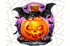 Bright Halloween Potion Bottle PNG Clipart, Holiday Elements Product Image 5