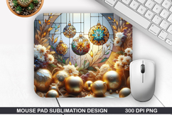 Christmas Mouse Pad Sublimation, Christmas Mouse Pad PNG Product Image 1