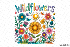 Wildflowers svg | Svg Files for Cricut | Shirt Svg Product Image 2