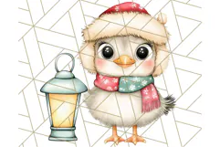 Muted Cute Safari Christmas Animal PNG Clipart, Holiday Png Product Image 5