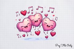Cute Valentine Kawaii Clipart PNG Product Image 1