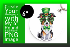 Elegant Car Coaster Round PNG Design , St Patrick Product Image 1