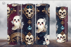 4 Ghost Tumbler Wrap Sublimations, 20 oz Product Image 5