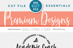 Academic Coach svg - a mentor or tutor svg for crafters Product Image 2