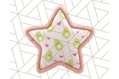 Cute Puffy Star Clipart PNG, 3D Glossy Pastel Stars Clip Art Product Image 5