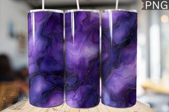 Purple Luxury Alcohol Ink Tumbler Wrap -High Quality 300 Dpi Product Image 1