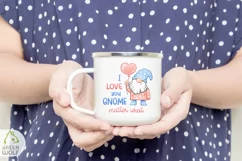 I love you gnome matter what png Valentine gnome sublimation Product Image 6
