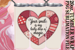 BRIGHT ADVENTURES 20oz TUMBLER WRAP, Heart Quote Product Image 1