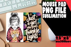 VIBRANT DESK PAD INNOVATIVE PNG, Just A Girl Product Image 1