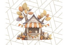 Woodland Apple Orchard Festival PNG Fall Clipart Product Image 5