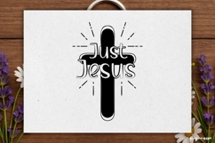 Jesus Jesus SVG Engraved | Faith SVG Product Image 2