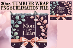 Happy Vibes 20oz tumbler wrap, Mother's Day Product Image 1