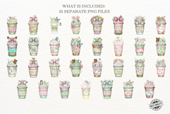 Spring Coffee Cups Clipart Product Image 2