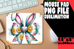 JOYFUL DESK PAD SUBLIMATION ART, Easter Bunny Product Image 1