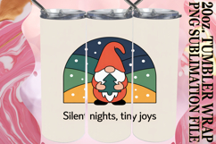 Cozy Moments 20oz tumbler wrap, Holiday Gnome Product Image 1