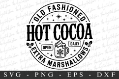 Old Fashioned hot Cocoa Svg | Christmas svg Product Image 1