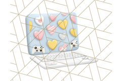 Pastel Gamer Girl Clipart PNG, Kawaii Gaming Elements Product Image 5