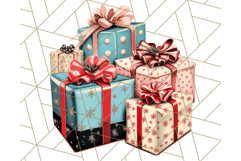 Vintage Glamorous Christmas Party Clipart PNG, Holiday Png Product Image 5