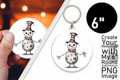 Festive Snowman Circle Decor Product Image 1