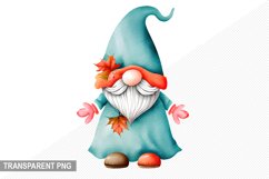 Autumn Gnome Sublimation Bundle - Gnome Autumn Clipart Product Image 2