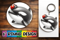 Luminous Ornaments Round Design PNG, Cute Animals Product Image 1