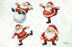 Funny Santa Claus Clipart Product Image 1